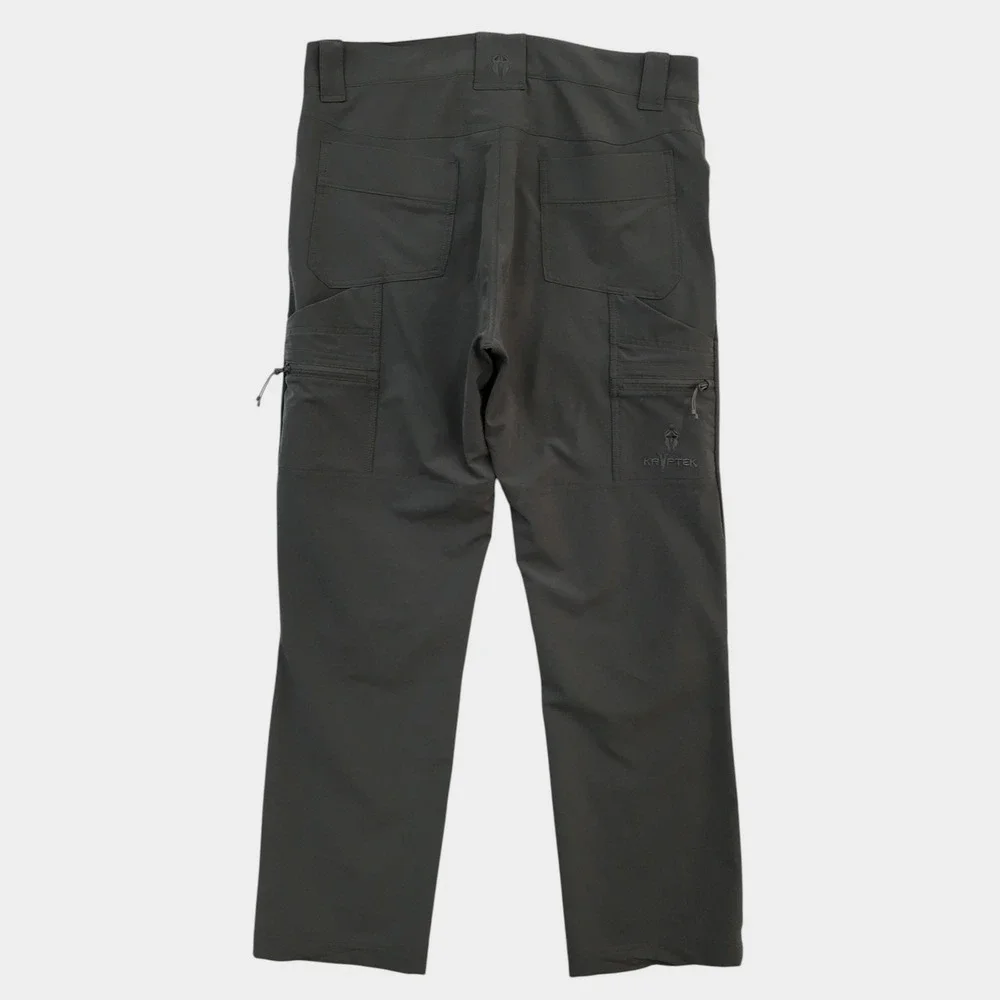 Kryptek Valhalla Mens Tactical Hunting Pants Gray Stretch Cargo 34 Reg